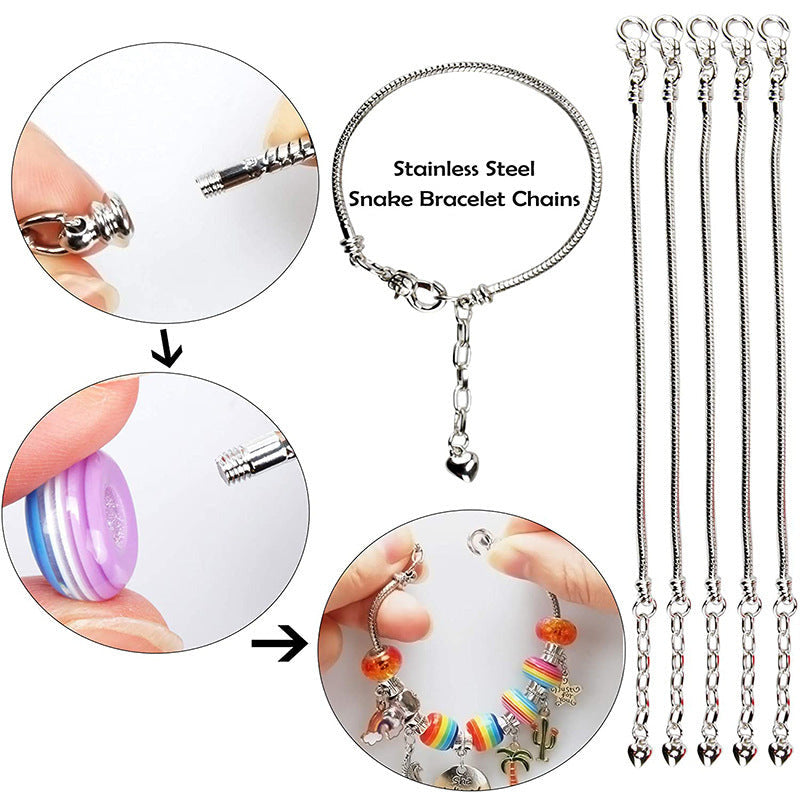 Pibi Unicorn 64 Pieces Bracelet Kit with Charms Pink Age- 7 Years & Above 