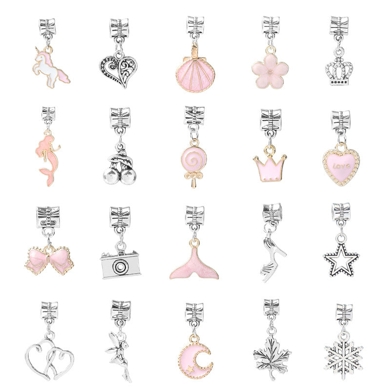 Pibi Unicorn 64 Pieces Bracelet Kit with Charms Pink Age- 7 Years & Above 