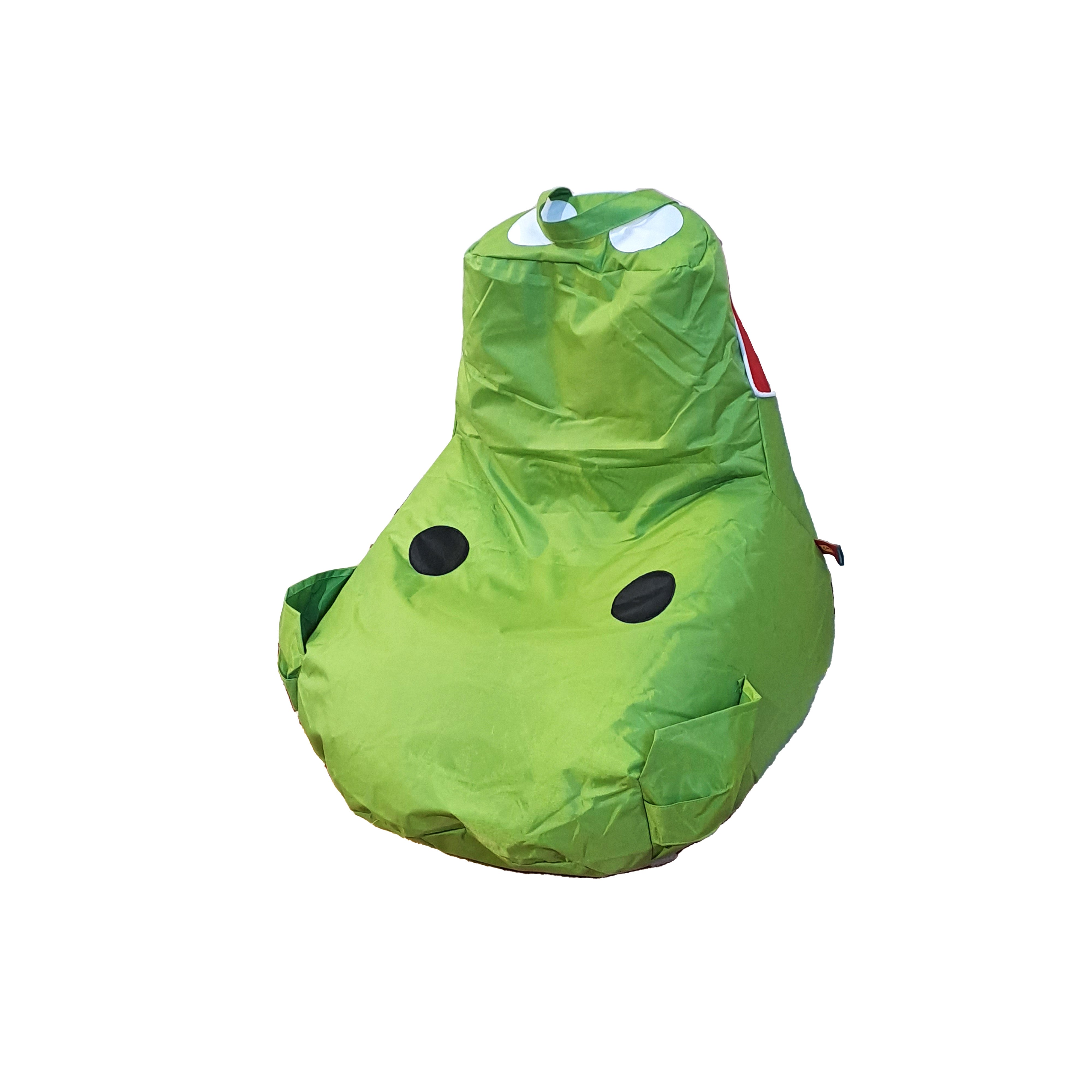 Piggy Bagimal Bean Bag Lounger Red Blue Peekaboo