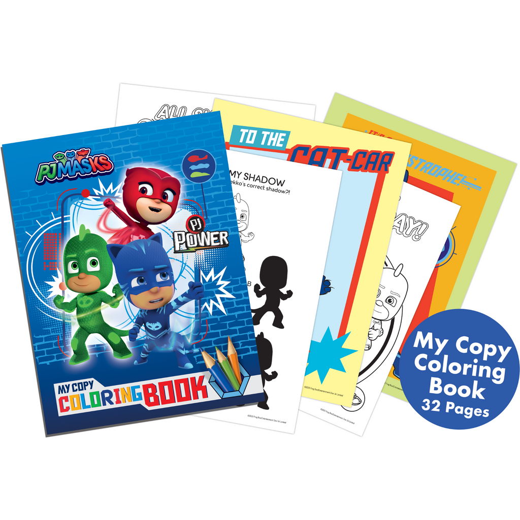 Pj Masks - Coloring Book A4 - Mod 36 Age-5 Years & Above