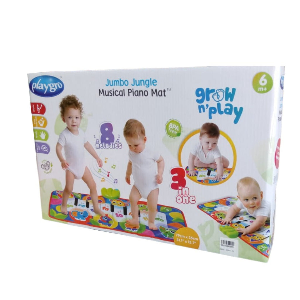 Playgro Jumbo Jungle Musical Piano Mat 6M+