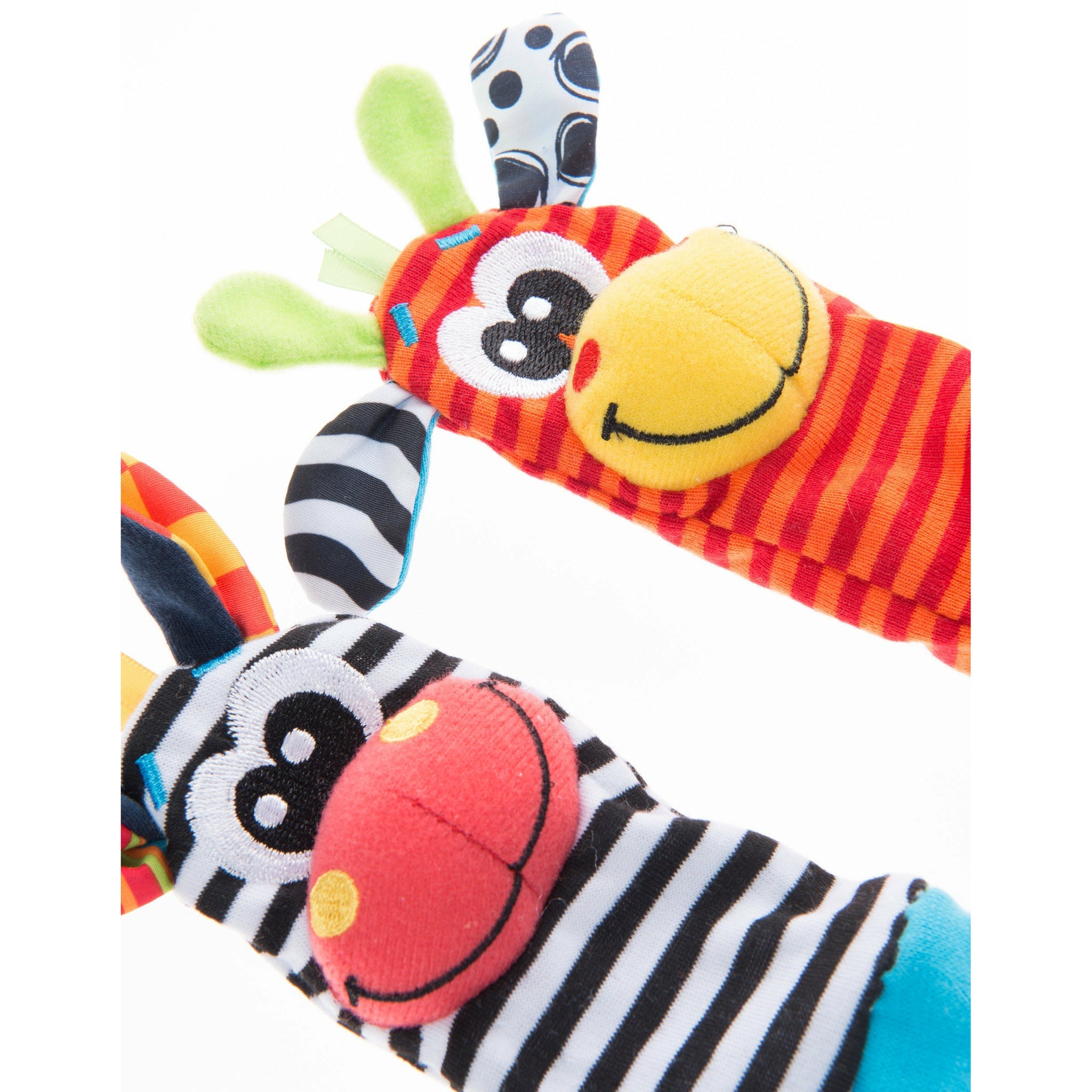 Playgro Jungle Wrist Rattle And Foot Finder Multicolor Age 3 Months Above Peekaboo