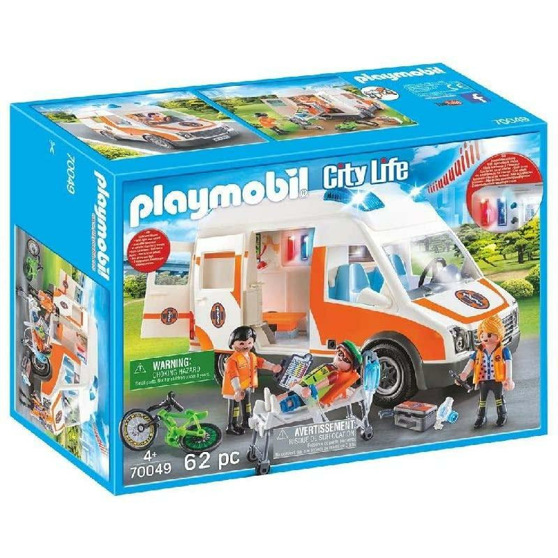 Playmobil Ambulance with Flashing Lights Age 4Y+