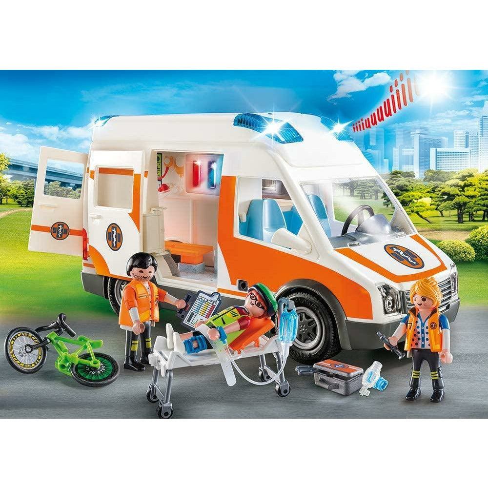 Playmobil Ambulance with Flashing Lights Age 4Y+