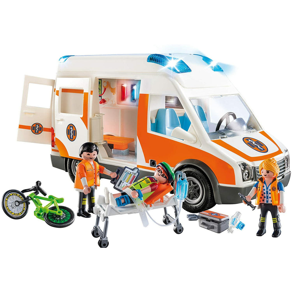 Playmobil Ambulance with Flashing Lights Age 4Y+