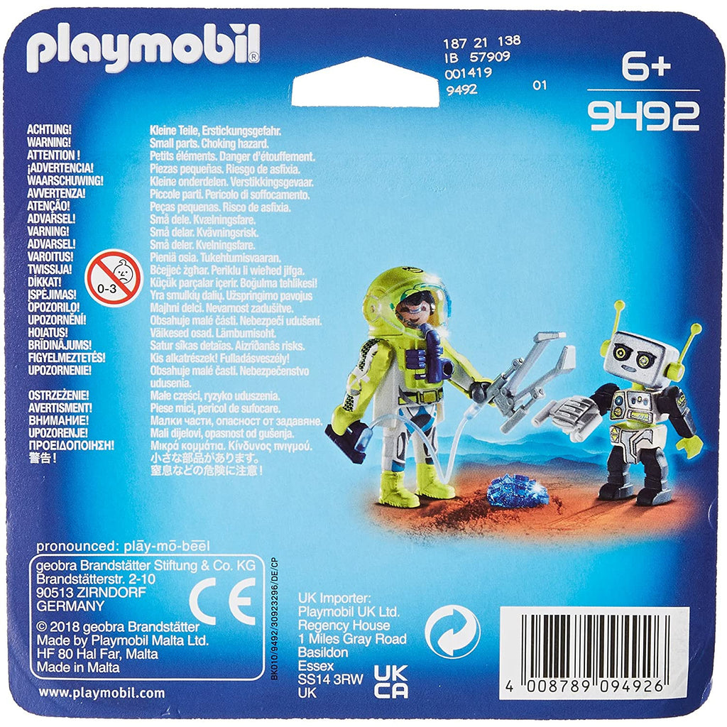 Playmobil  Astronaut And Robot Duo Pack  6Y+
