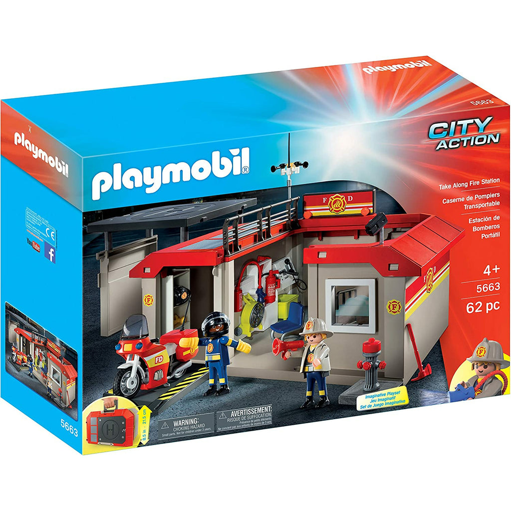 Playmobil Take Along Fire Station 4Y+