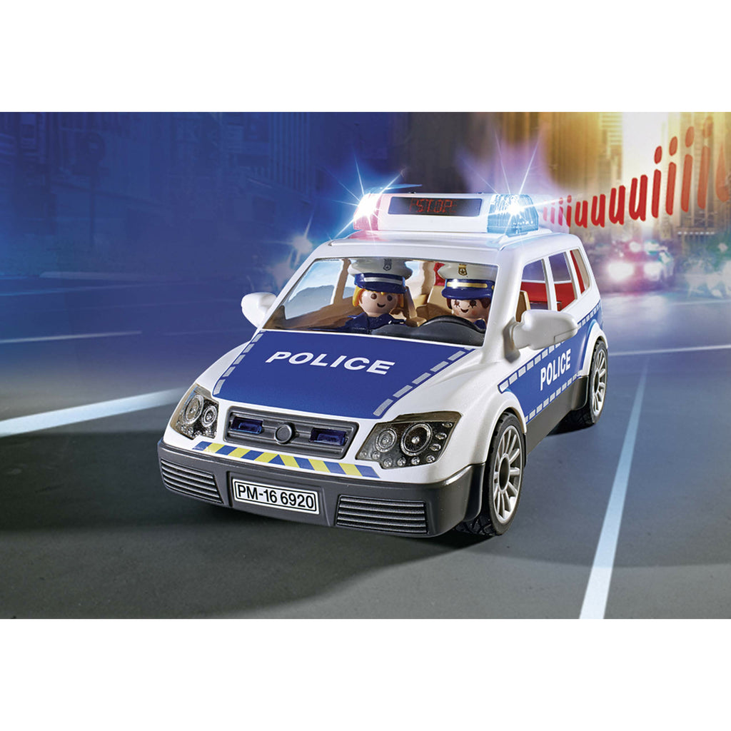 Playmobil City Action Police Squad Car with Lights and Sound Age 4-10Y