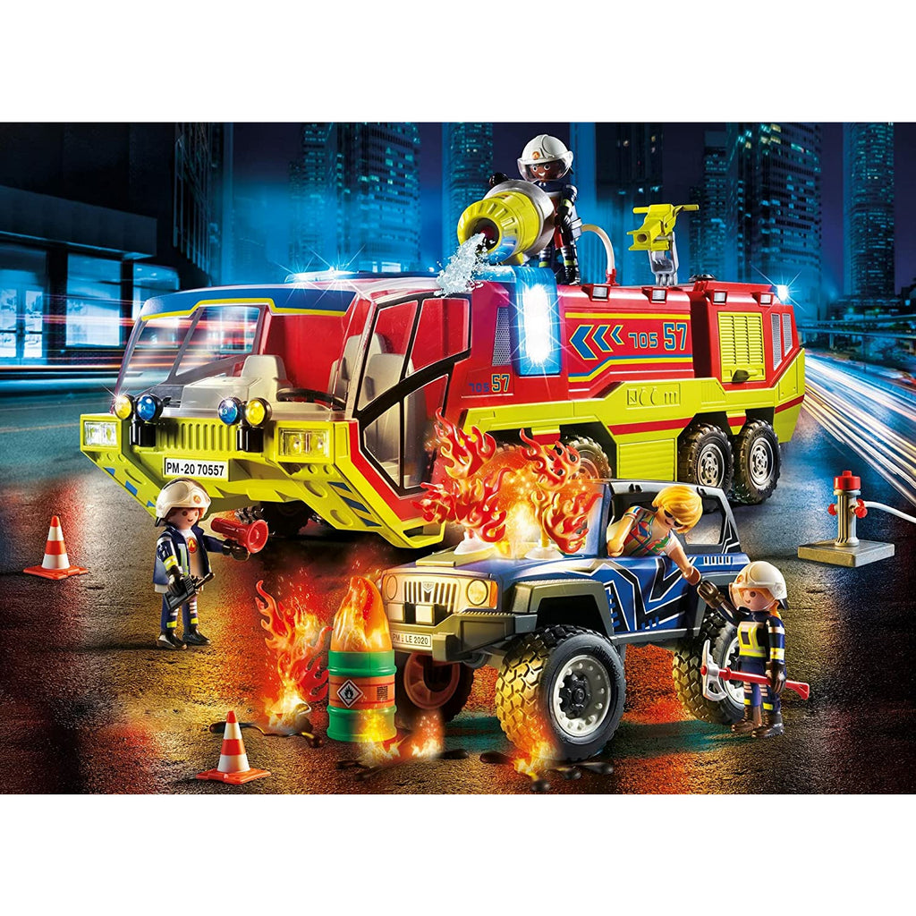 Playmobil Fire Engine with Truck Age 4Y+