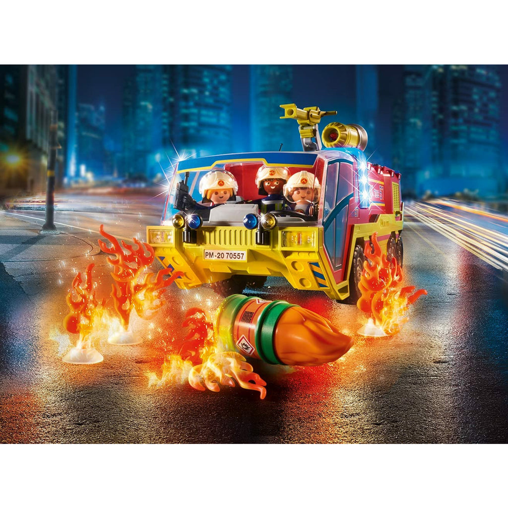 Playmobil Fire Engine with Truck Age 4Y+