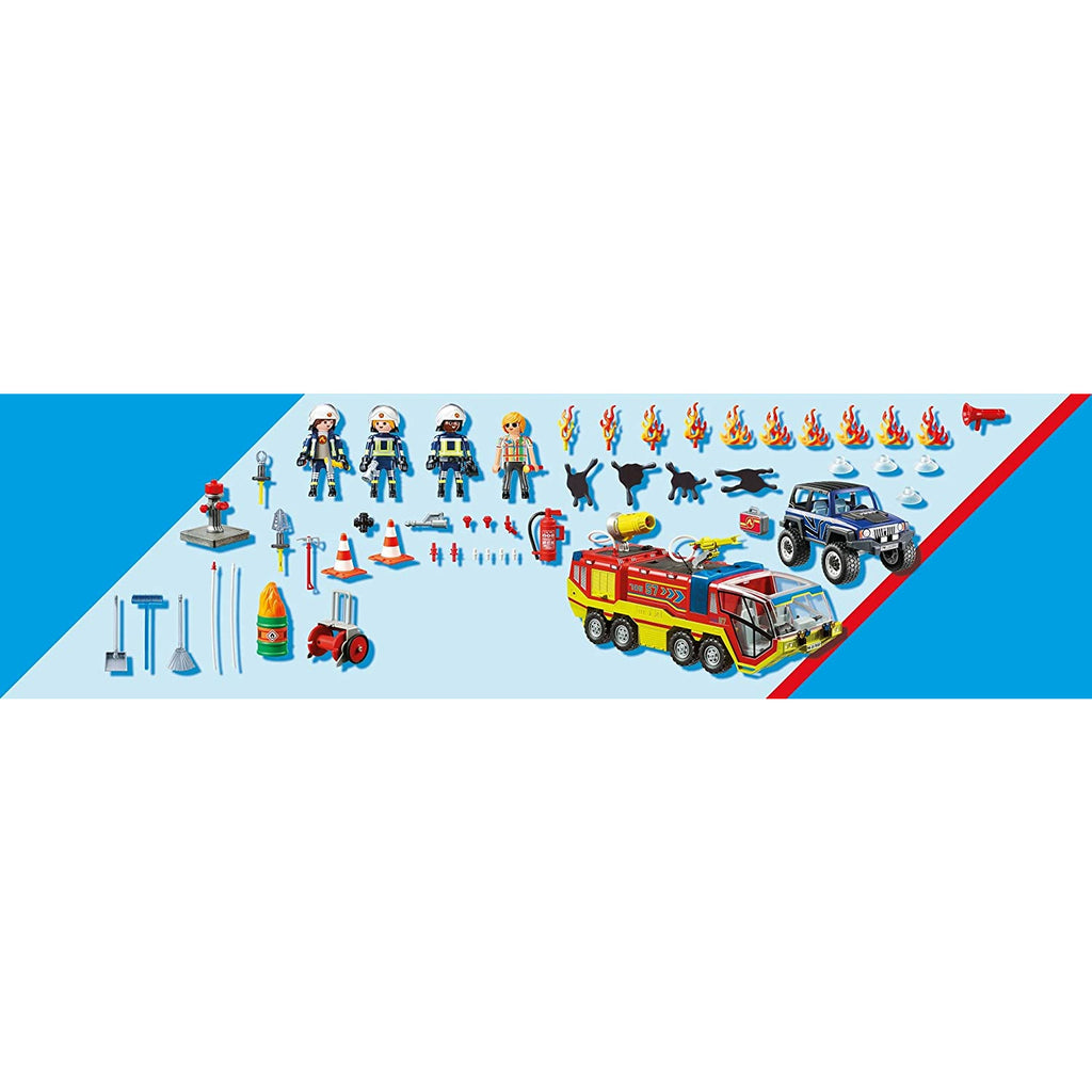 Playmobil Fire Engine with Truck Age 4Y+
