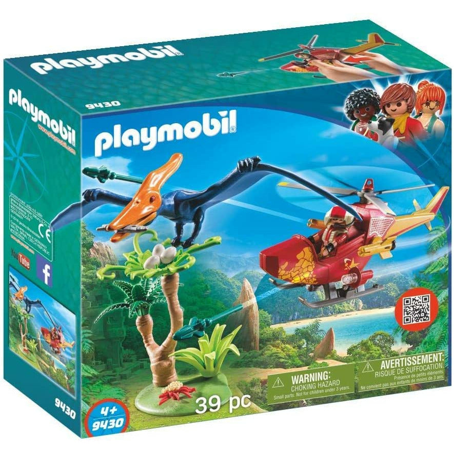 Playmobil Adventure Copter With Pterodactyl Building set 4Y+