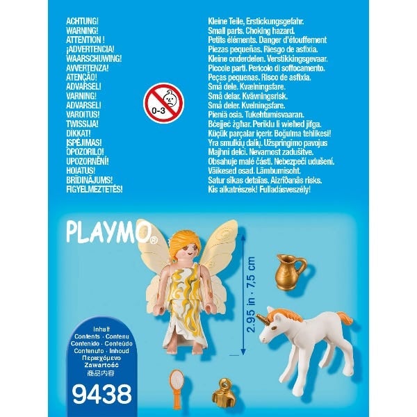 Playmobil Unisex Role Play Toy Sun Fairy With Unicorn Foal 4- 6 YRS