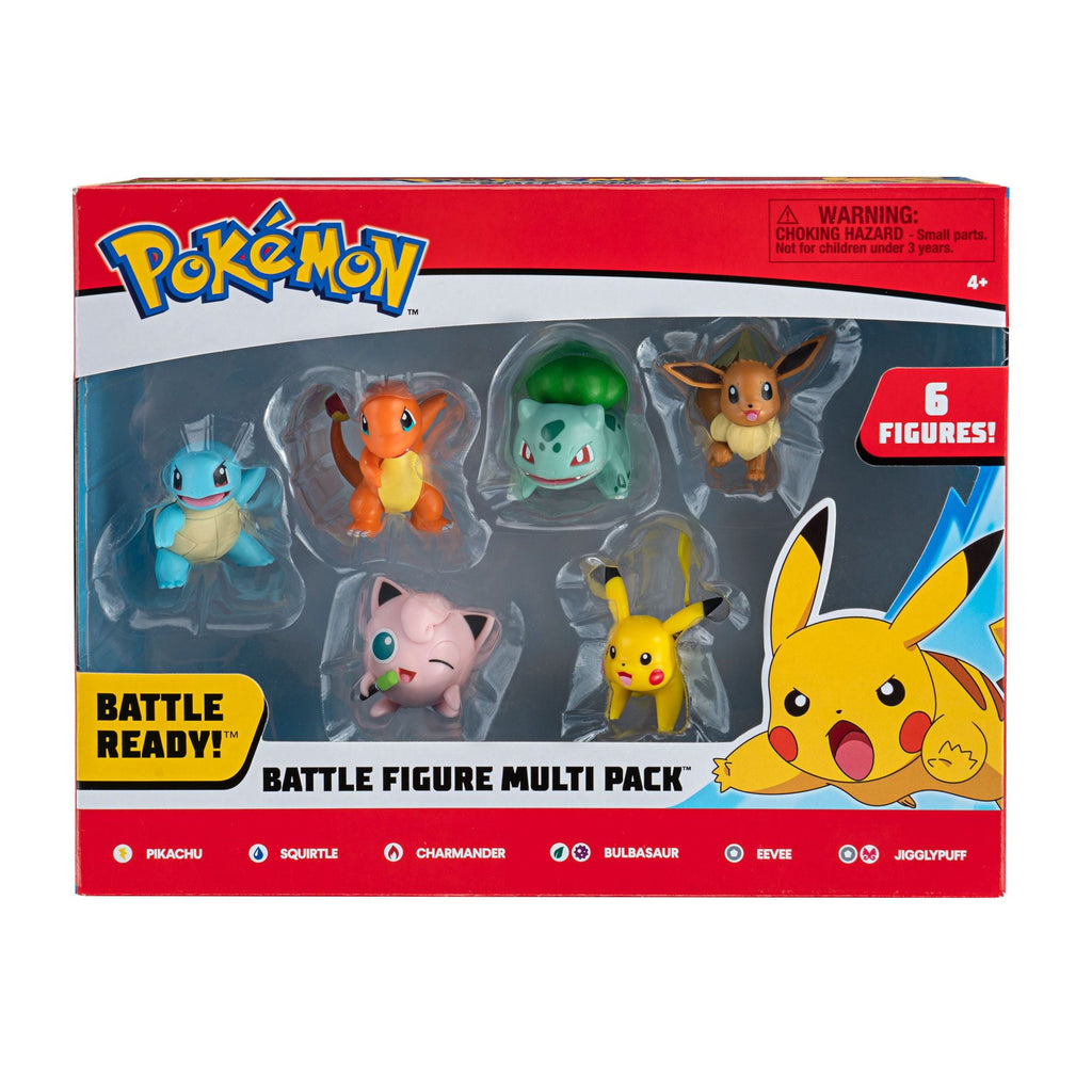 Pokemon Battle Figure Multi 6 Pack 2 Asst Age-4 Years & Above