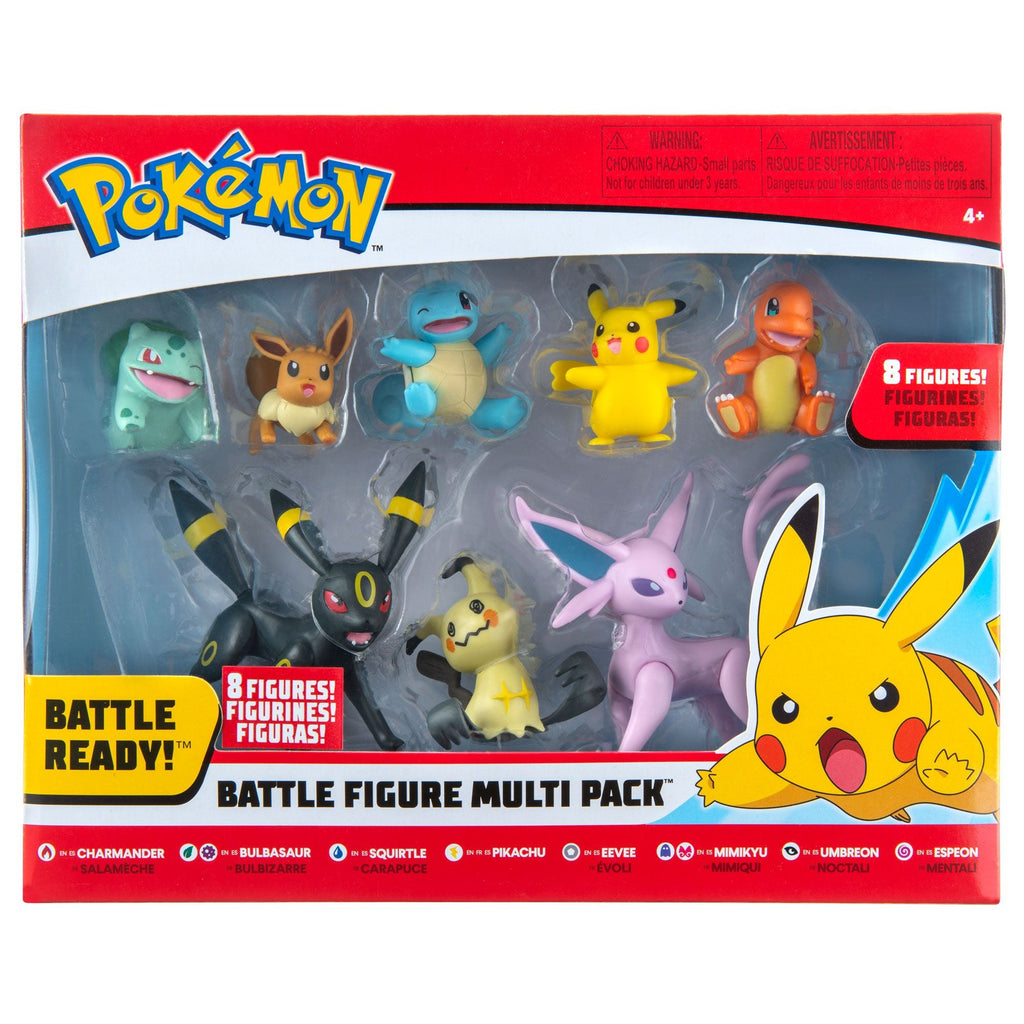 Pokemon Battle Figure Multi 8Pack Age-4 Years & Above