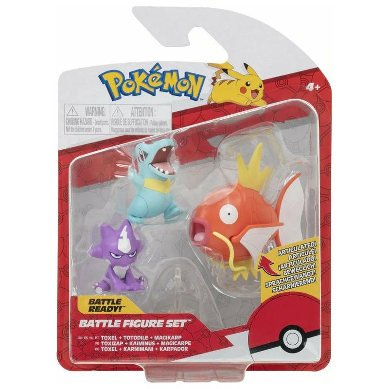 Pokemon Battle Figures Assorted Pack of 3 Age-4 Years & Above