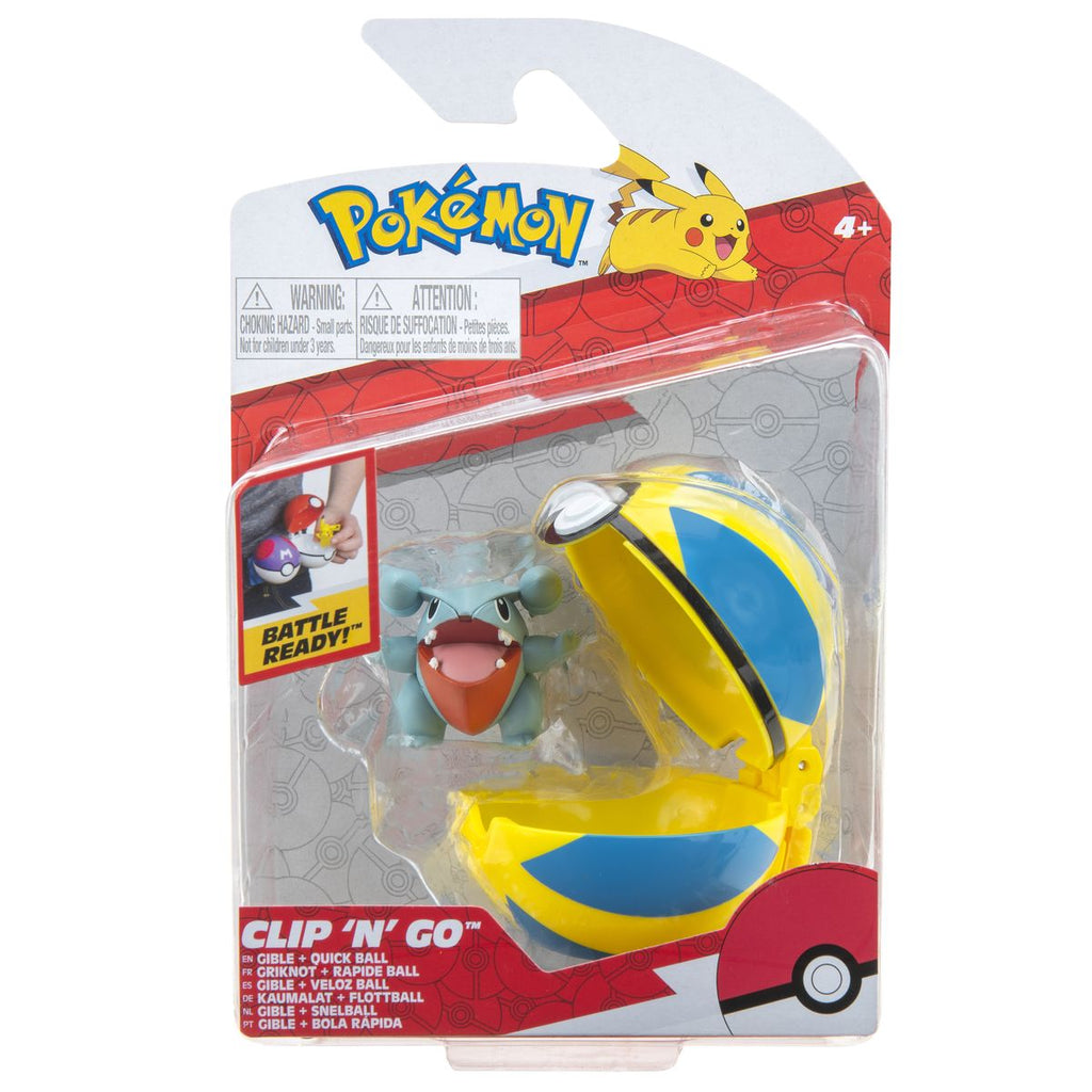 Pokemon Clip N Go 6 Assorted Age-4 Years & Above