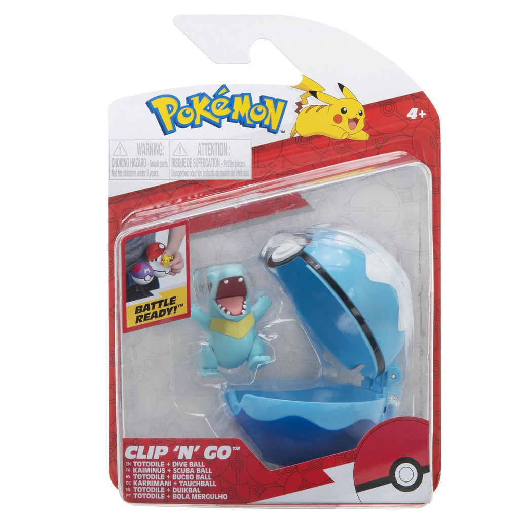 Pokemon Clip N Go 6 Assorted Age-4 Years & Above