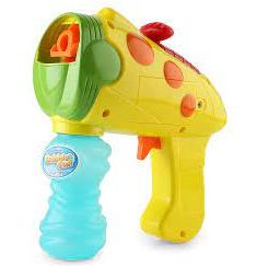 Power Joy 2-In-1 Water Squirting Bubble Gun  Multicolor Age- 3 Years & Above