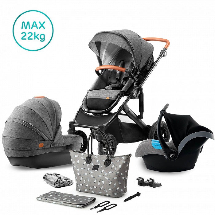 Kinderkraft Stroller Prime 2020 With Car Seat And Accessoriess