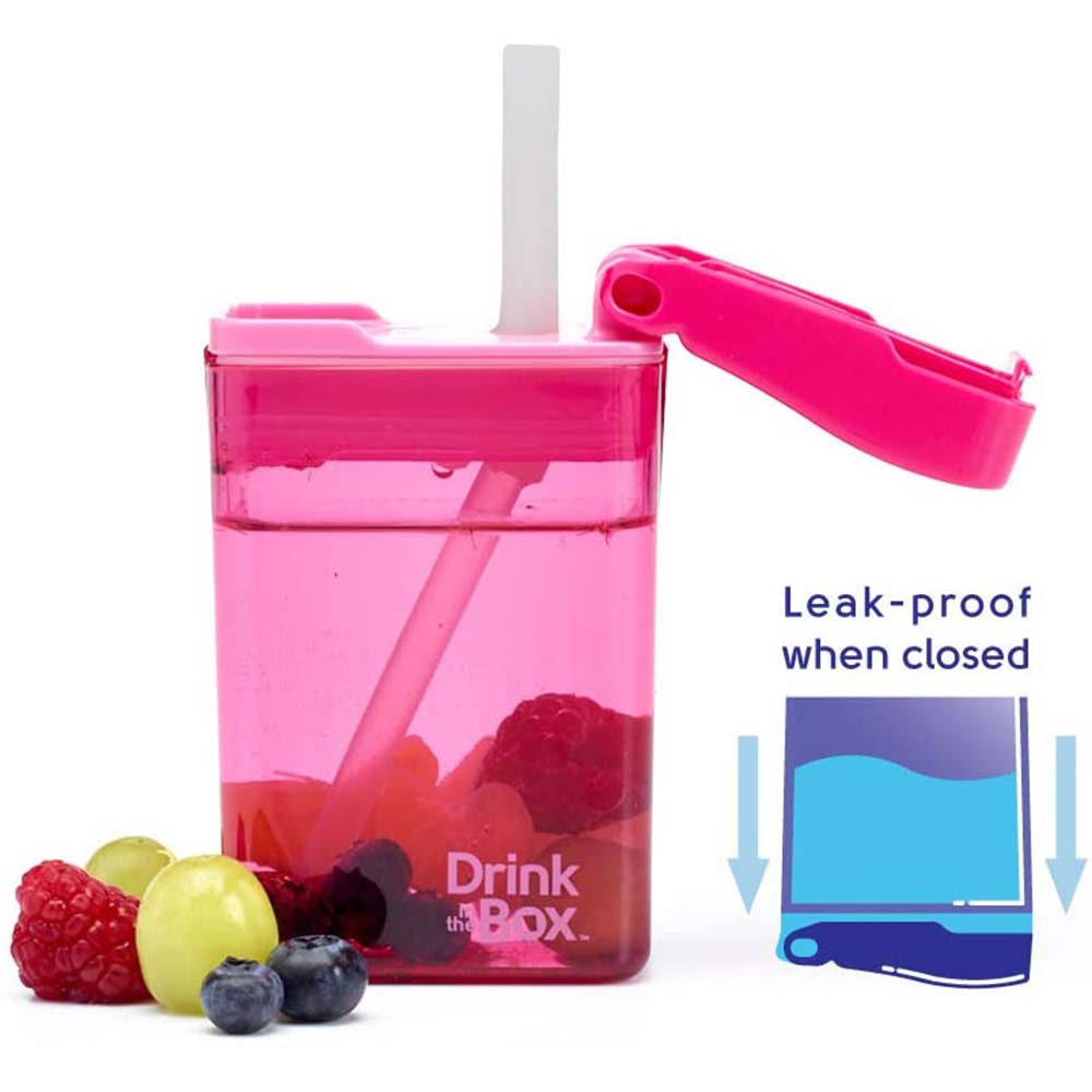 Precidio Drink in the Box Container 235ml/8oz Pink Age- 2 Years & Above