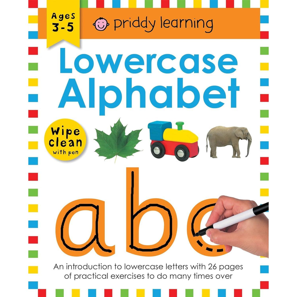 Priddy Books Lowercase Alphabets Wipe Clean Paperback Workbook   Age- 3 Years & Above