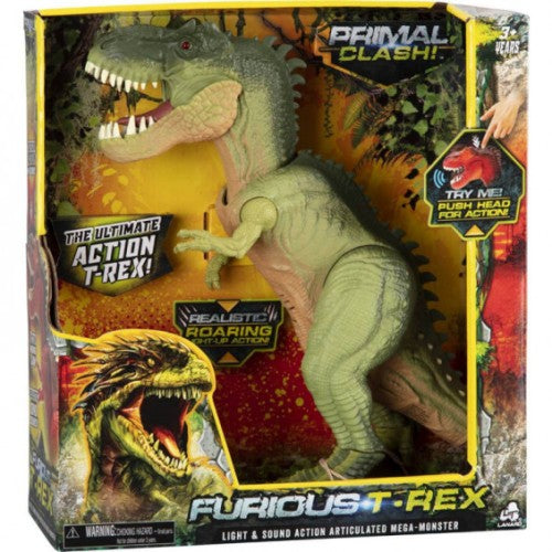 Primal Clash Furious T-Rex - 2 Assorted Age- 3 Years & Above