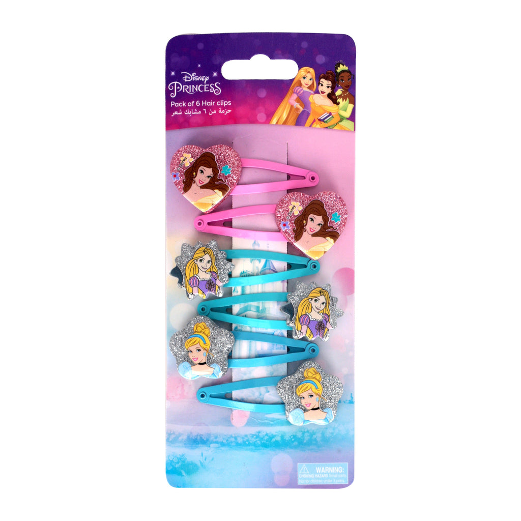 Princess 6 Clip Set MulticolorAge 2 Years & Above