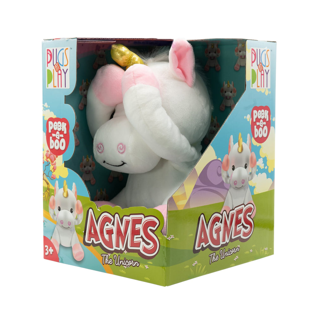 Pugs At Play Peek A Boo Agnes Unicorn Multicolour Age 2-3 Years