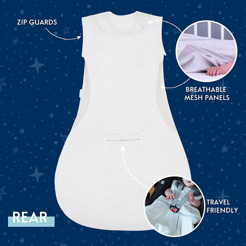 Purflo Baby Sleeping Bag 0.5 TOG Minimal Grey Age- 3 Months to 9 Months