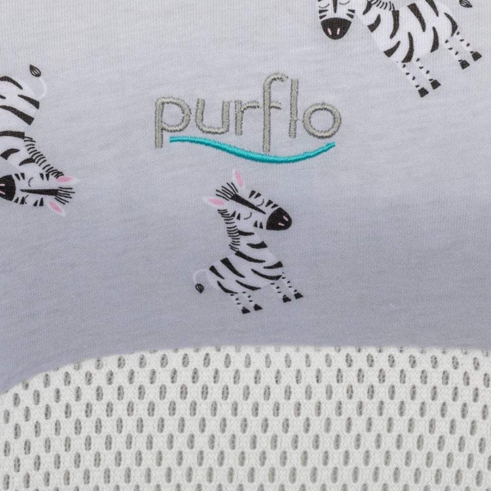 Purflo PurAir Baby Breathable Sleep Nest 0-6m, Zebra