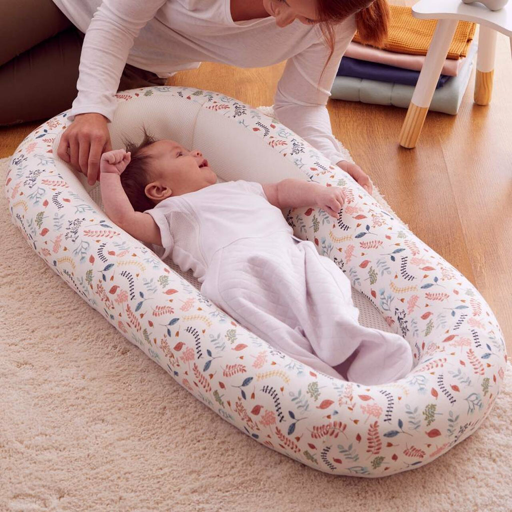 Purflo Sleep Tight Breathable Baby Bed 0-8M, Botanical