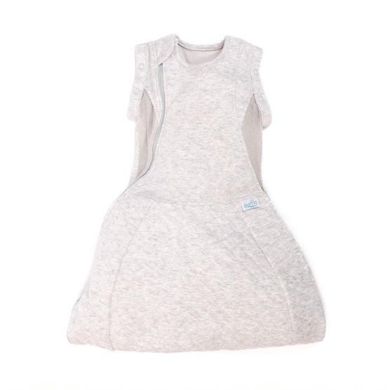 Purflo Swaddle to Sleep Baby Bag 0-4m Lightweight, Minimal Grey