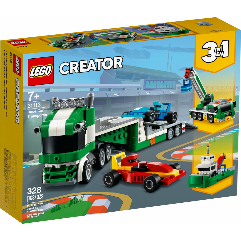 Lego® Creator 3 In 1 Race Car Transporter  Play set 7Y+
