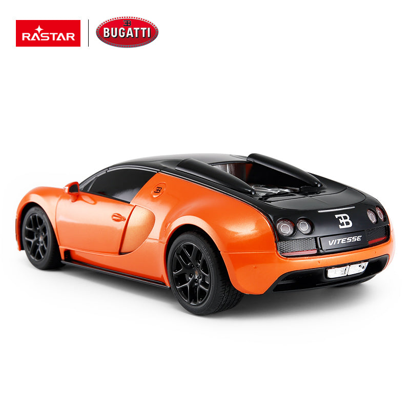 Rastar Bugatti Grand Sport Vitesse R/C 1:18  Remote Control Car Orange Age- 4 Years & Above