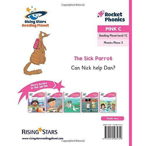 READING PLANET THE SICK PARROT PINK C ROCKET PHONICS