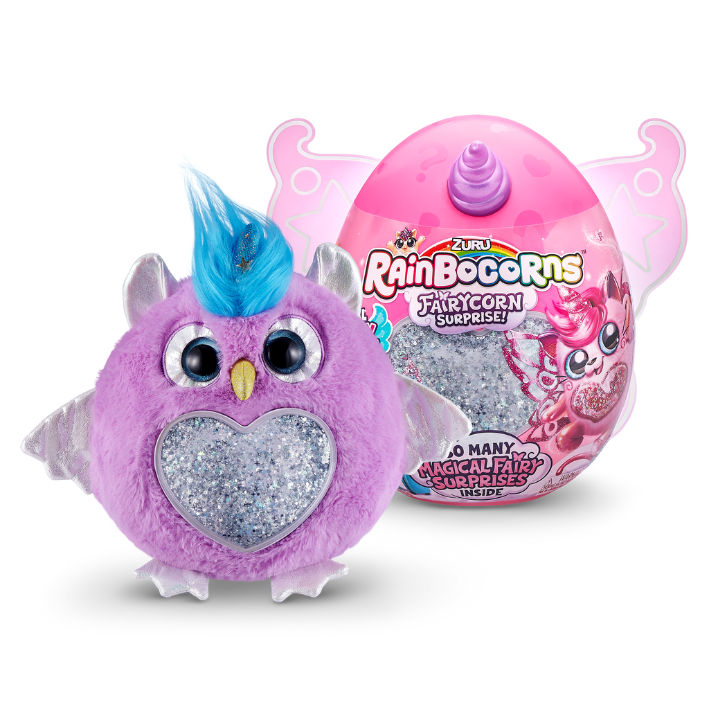 Rainbocorns Fairycorn Surprise Collectible Plush Toy Series 4 Set- Peek & Reveal Magic Hearts- Multicolor Age- 3 Years & Above