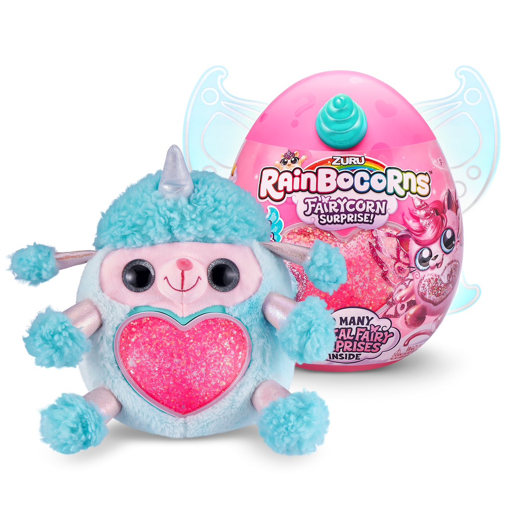Rainbocorns Fairycorn Surprise Collectible Plush Toy Series 4 Set- Peek & Reveal Magic Hearts- Multicolor Age- 3 Years & Above