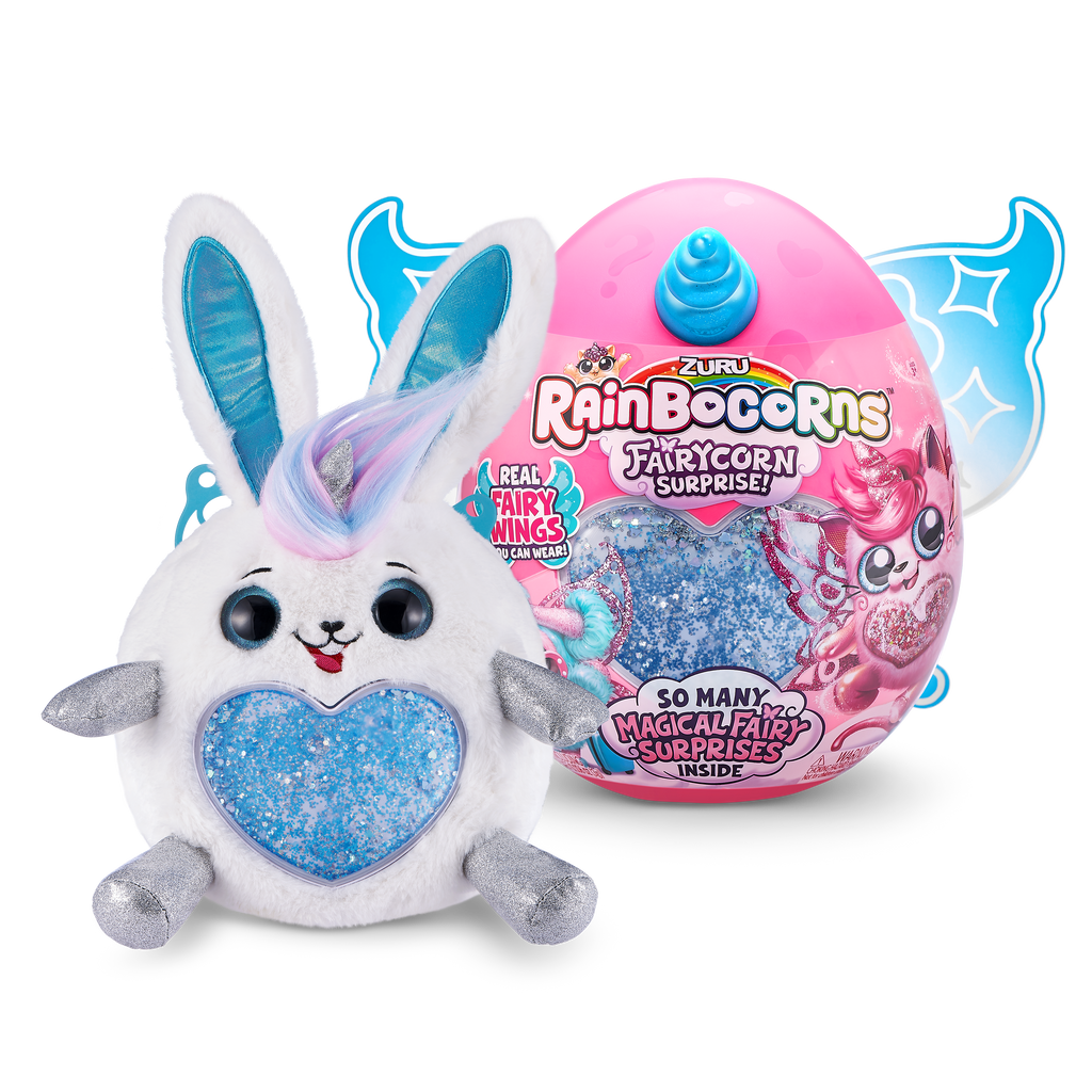 Rainbocorns Fairycorn Surprise Collectible Plush Toy Series 4 Set- Peek & Reveal Magic Hearts- Multicolor Age- 3 Years & Above