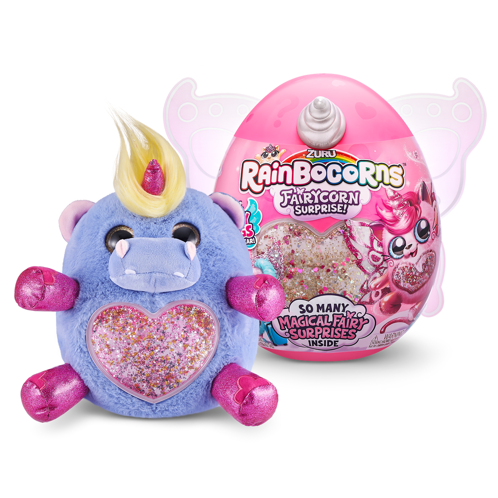 Rainbocorns Fairycorn Surprise Collectible Plush Toy Series 4 Set- Peek & Reveal Magic Hearts- Multicolor Age- 3 Years & Above