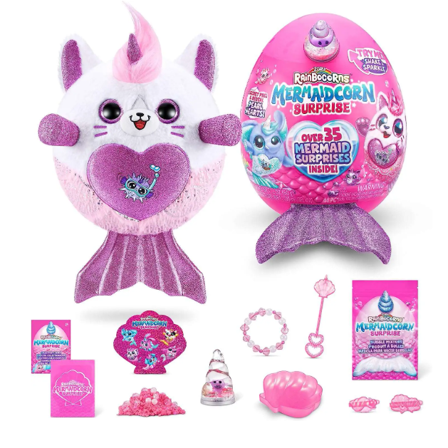 Rainbocorns Mermaidcorn Surprise Plush Medium Assorted  Age -2 Years & Above
