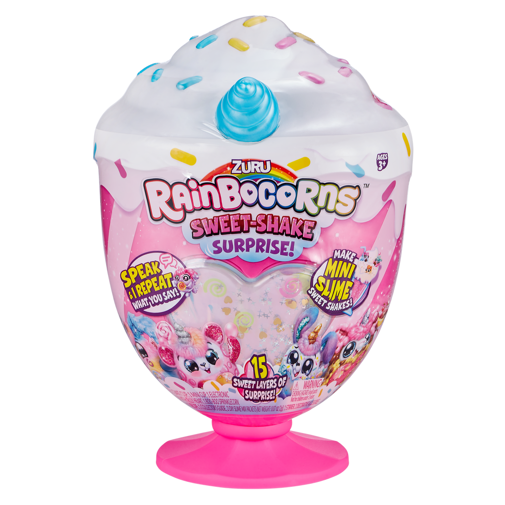 Rainbocorns Sweet-Shake Surprise Collectibe Plush Toy Set Assorted  Multicolor Age- 3 Years & Above