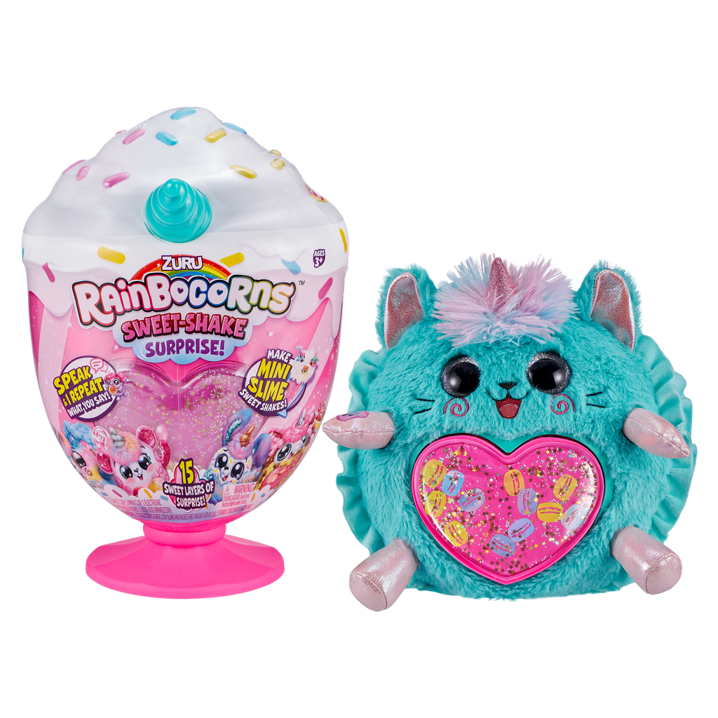 Rainbocorns Sweet-Shake Surprise Collectibe Plush Toy Set Assorted  Multicolor Age- 3 Years & Above