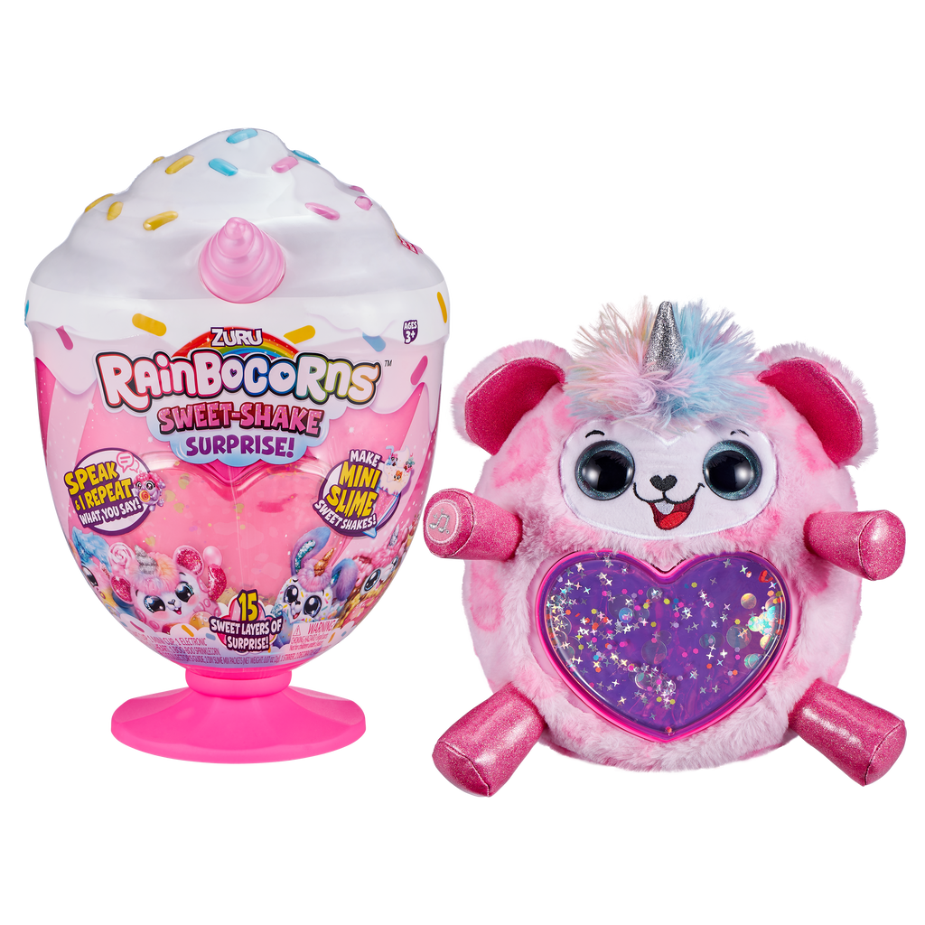 Rainbocorns Sweet-Shake Surprise Collectibe Plush Toy Set Assorted  Multicolor Age- 3 Years & Above