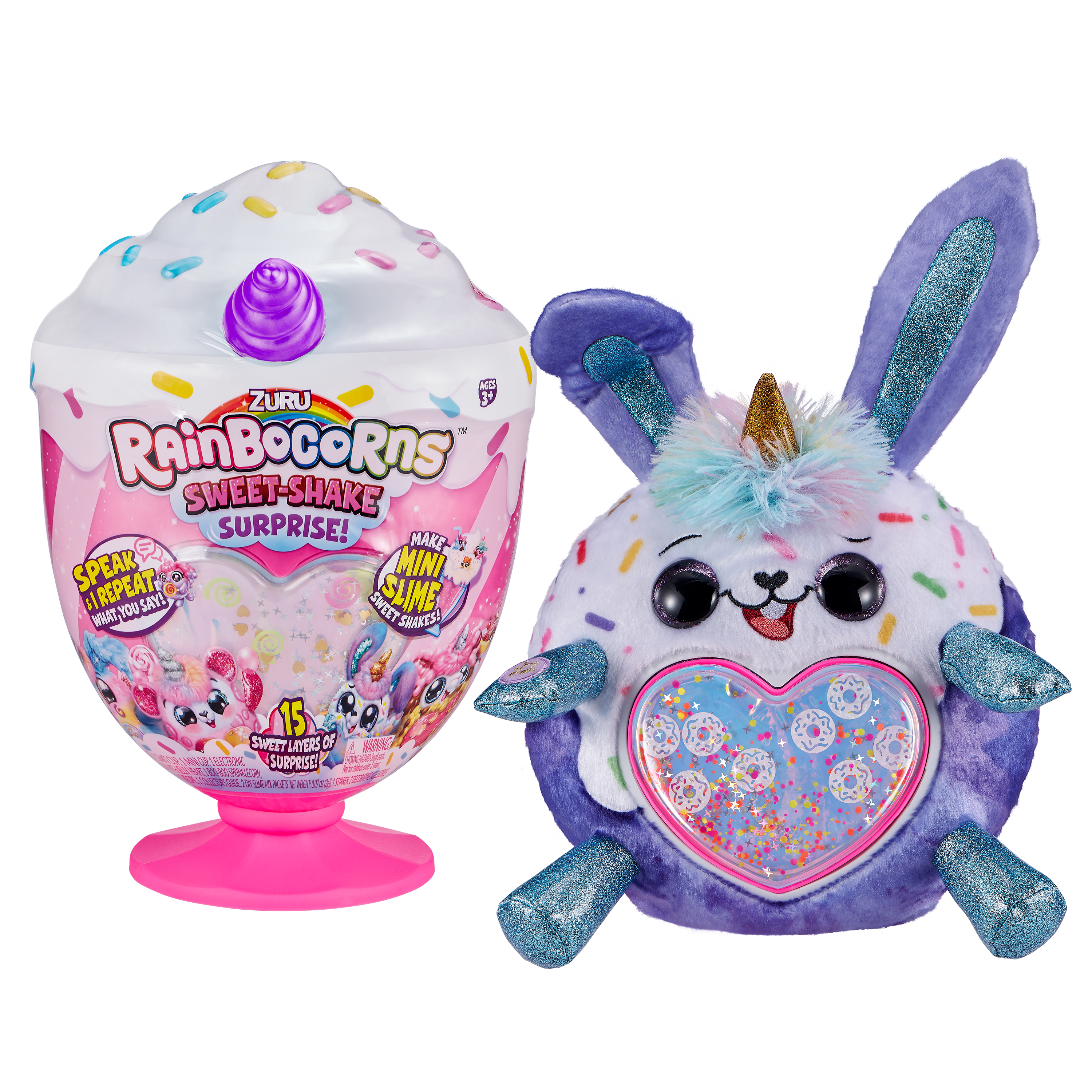 Rainbow shop corn toy