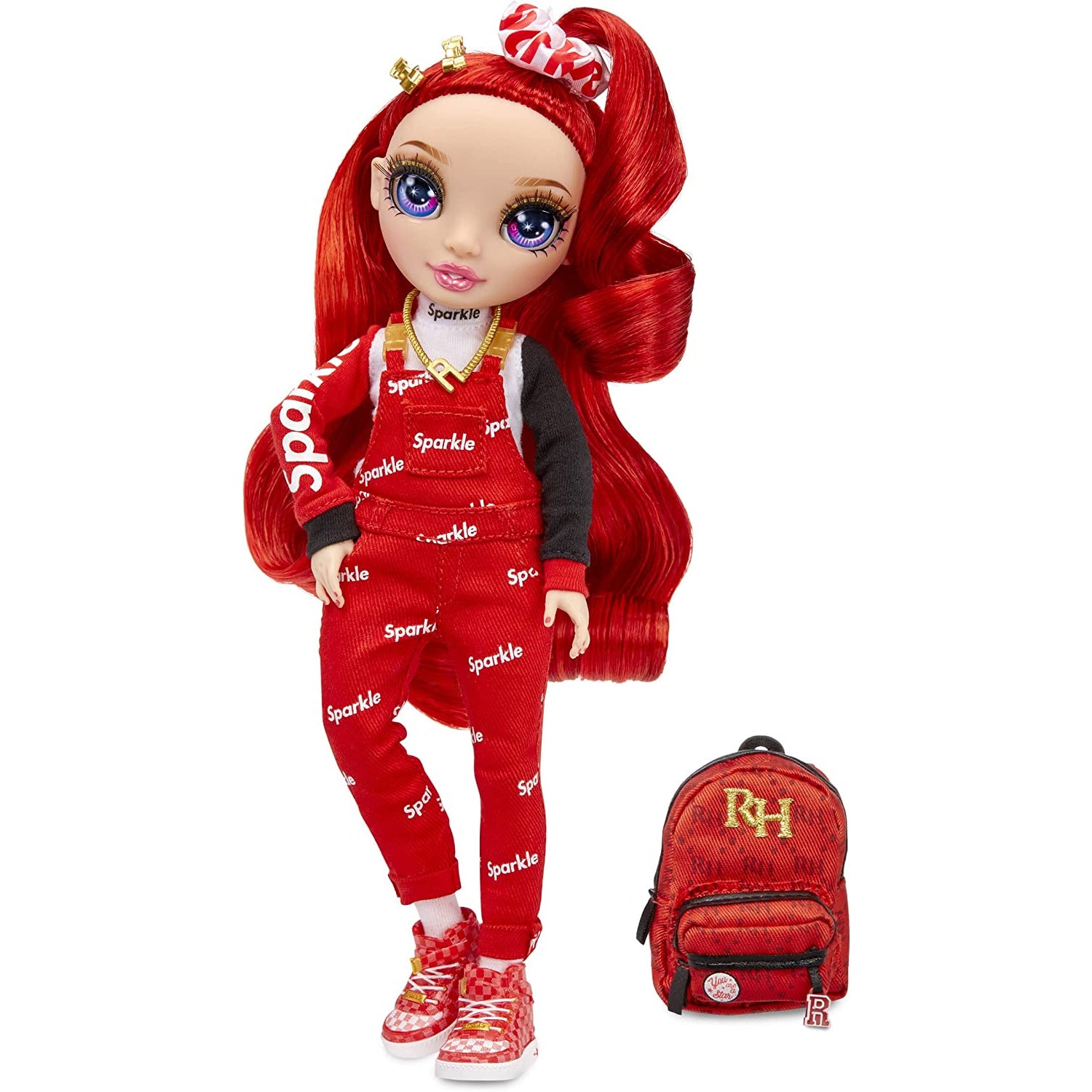 Rainbow High Junior High Fashion Ruby Anderson 9 inch RED Fashion Doll with Accessories Multicolor Age 3 Years Above Peekaboo