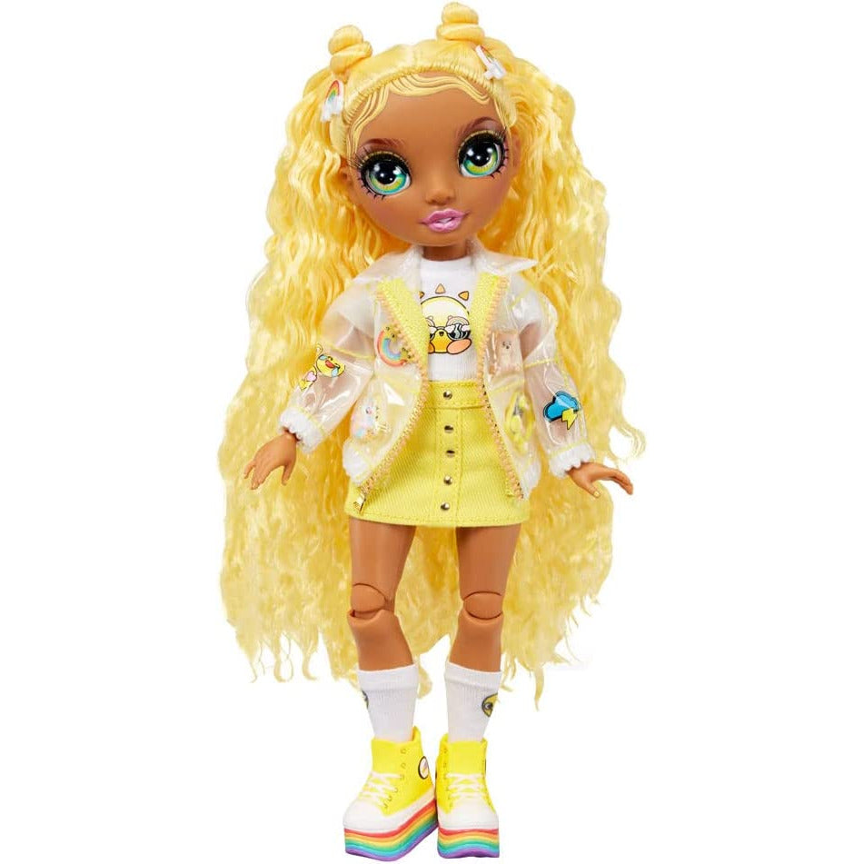 Rainbow High Junior High Sunny Madison - 9-inch YELLOW Fashion Doll with Accessories  Multicolor Age- 3 Years & Above