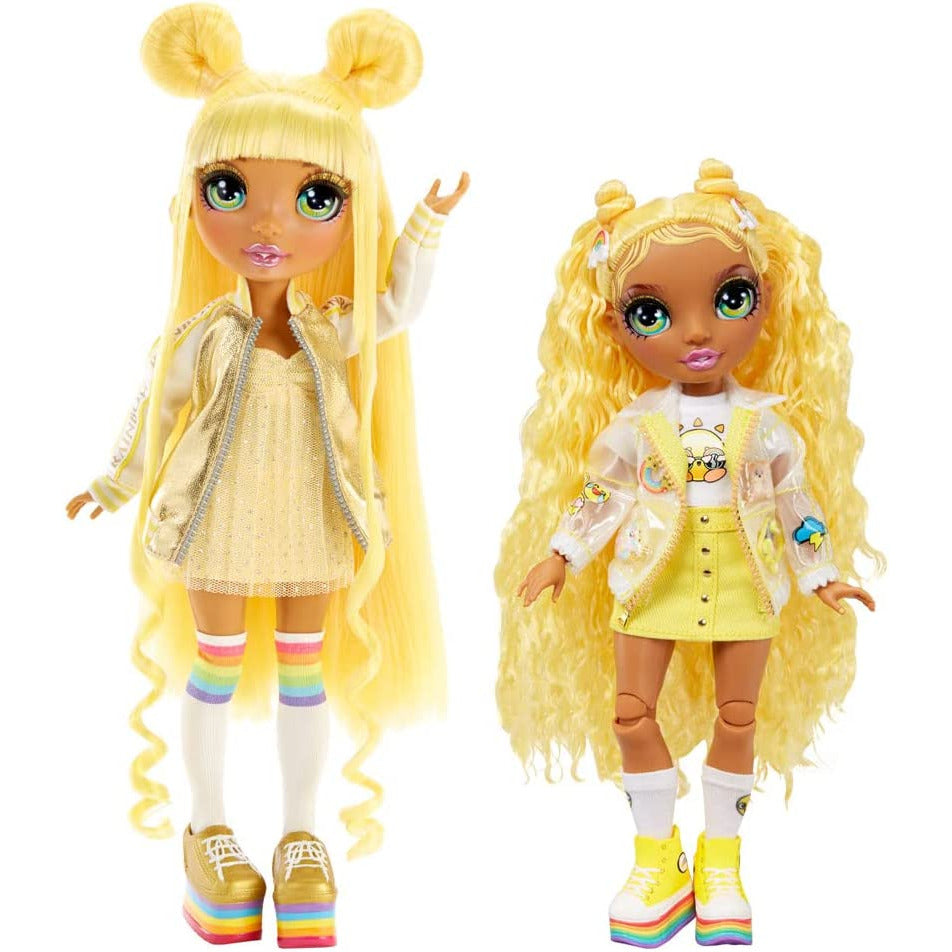 Rainbow High Junior High Sunny Madison - 9-inch YELLOW Fashion Doll with Accessories  Multicolor Age- 3 Years & Above