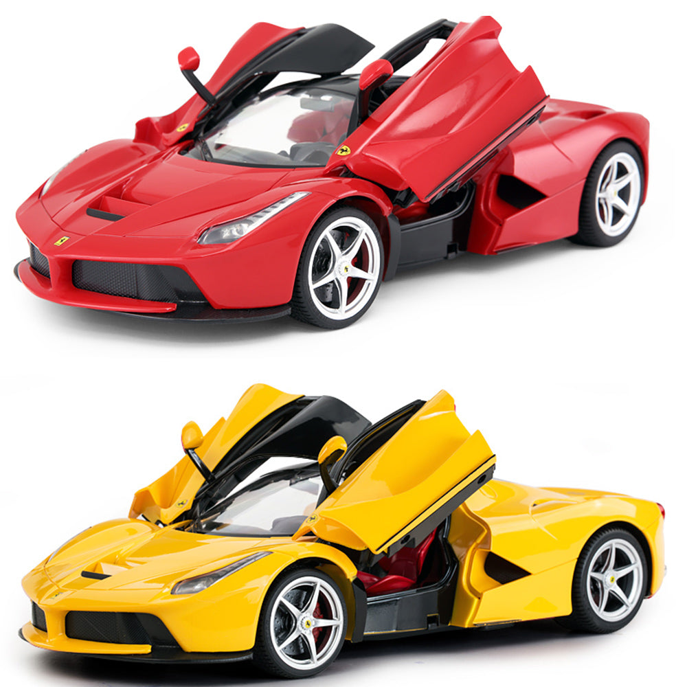 Rastar la ferrari light discount and door radio controlled car