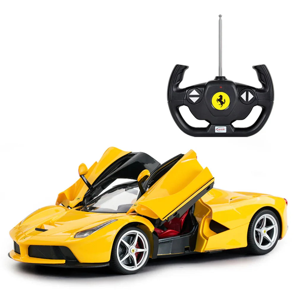 La Ferrari Remote Control Yellow Rastar 1:14 Licensed